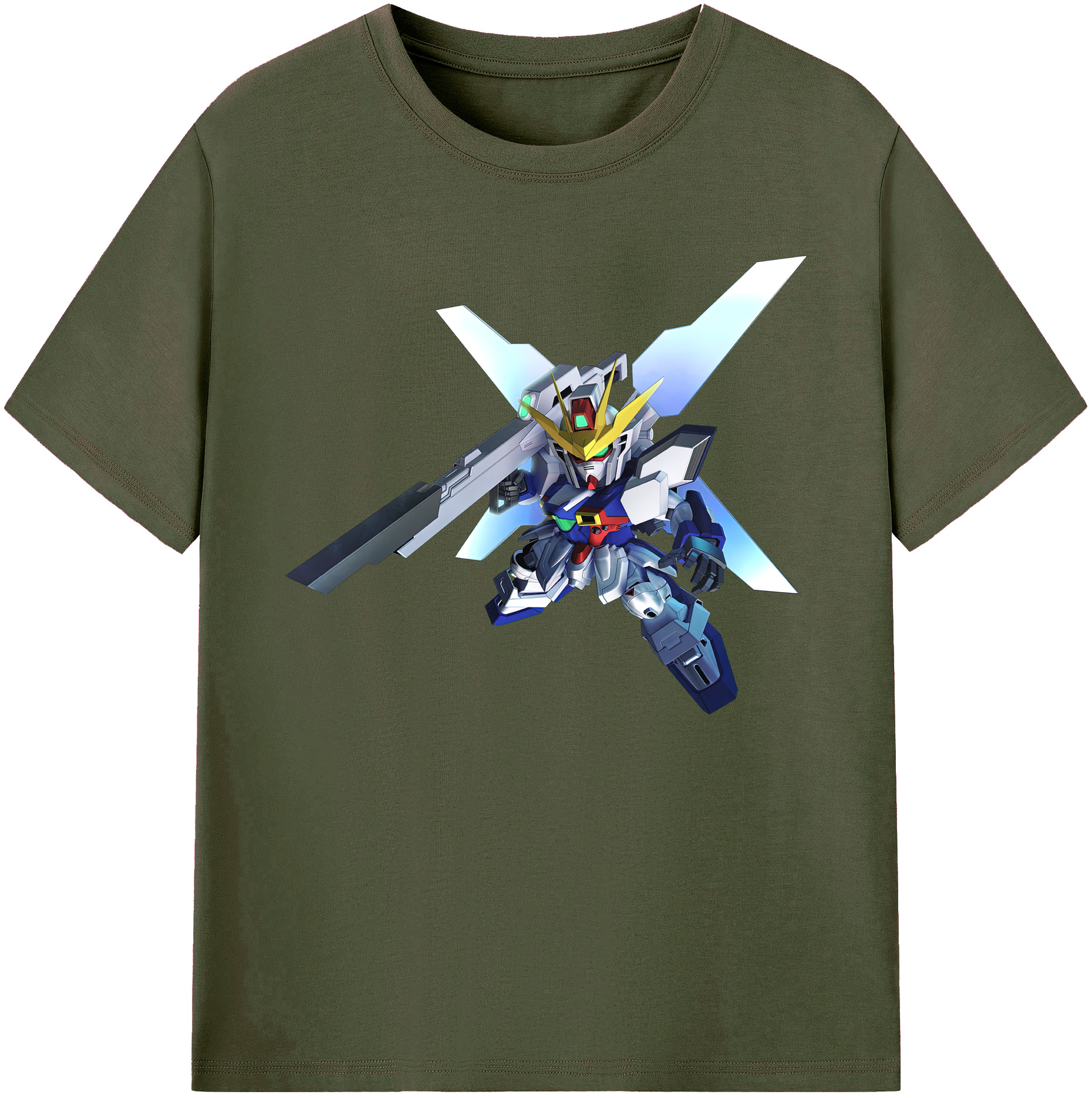 （画像用） 機動戦士ガンダム Mobile Suit Gundam 綿100％ メンズ半袖Tシャツ｜肌触りやわらか＆通気性